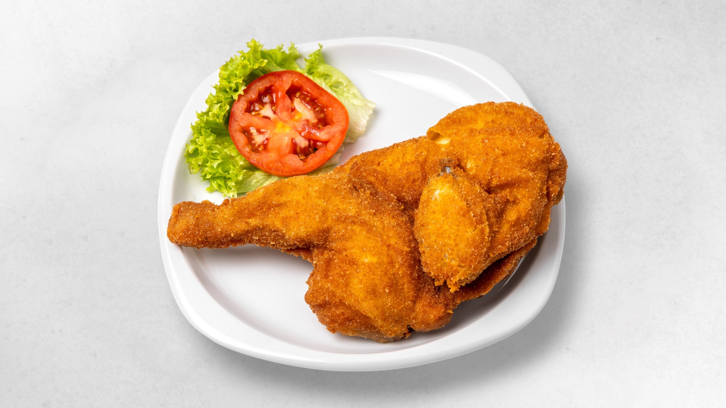 Halbes Backhendl